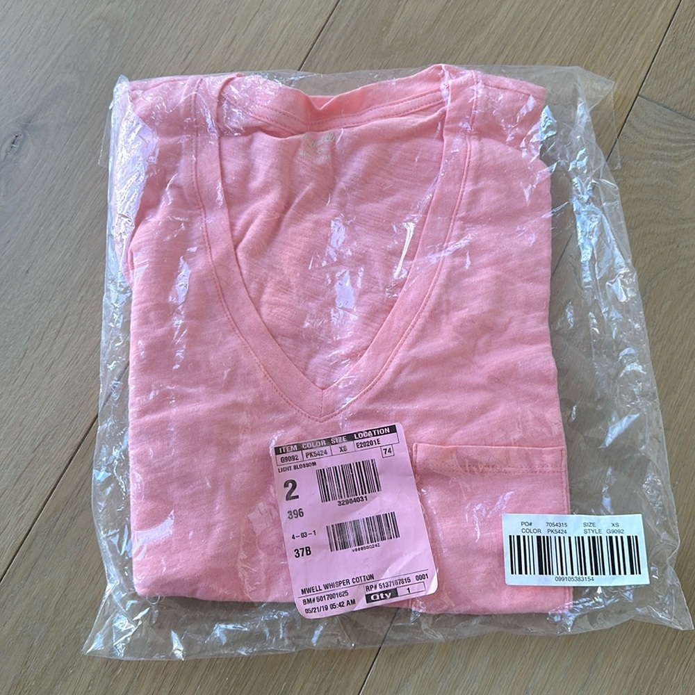 Madewell Whisper Cotton Vneck Tee